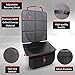 FORTEM Car Seat Protector , Waterproof Backseat Thick Padding Cover for Car Seat, Protects Against Damage w/ Bottom Storage (1-Pack)