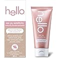 Hello See Ya Sensitivity Toothpaste, Fluoride Toothpaste for Sensitive Teeth, Soothing Mint Flavor with Coconut Oil, Vegan, G