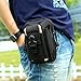 FLOVEME Tactical Molle Pouch Waist Bag Pack Utility Gadget Belt with Cell Phone Holster Holder for iPhone 5S 5C SE 6 6s 7 8 PLUS Samsung S4 S5 S6 S7 Edge Note 2 LG G3 G4 G5 HTC M7 M8, Black