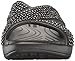 crocs Women's Crocssloane Embellished Xstrap Slide Sandal, Black/Black, 7 M US