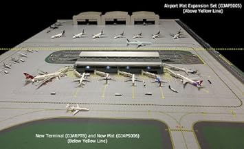 Gemini Jets GJAPS006 Airport Diorama Mat Extension 1:400 Scale, Set of 2 Pieces