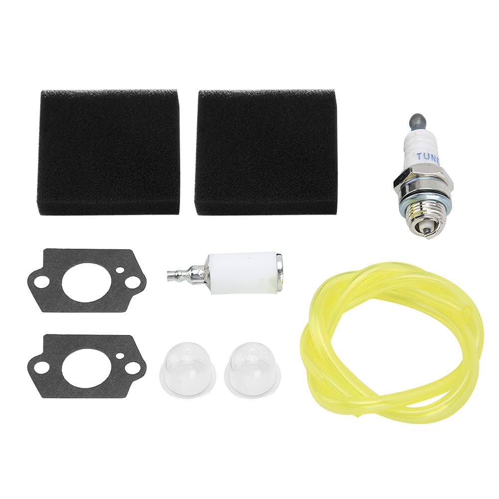 TOPINCN Lawn Trimmer Air Filter Spark Plug Set Replacement Accessories Suitable for Homelite St285Bc St275 St155 Line Trimmer Multiway Packaging.