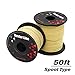 emma kites Kevlar Braided Cord 500~1500lb High Strength Low Stretch Tent Tarp Guyline Suspension for Camping Hiking Backpacking Recreational Marine Outdoors Activities