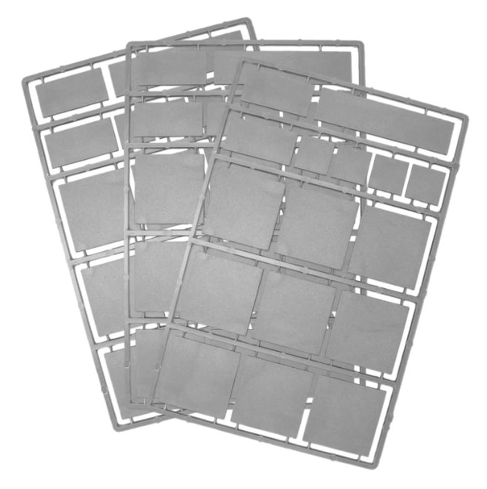 Warlord Games Infantry Bases - 40x40mm Square Bases Pack (27 pcs) for Tabletop Miniatures