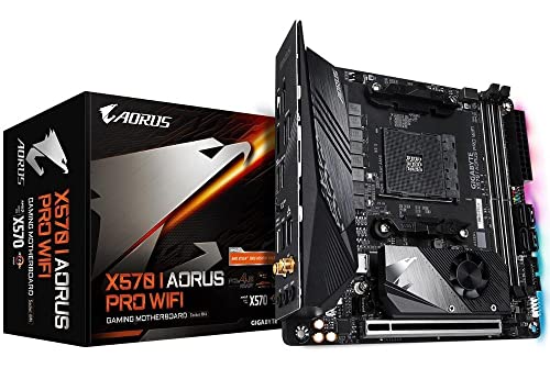 GIGABYTE X570 I AORUS Pro Wi-Fi (AMD Ryzen 3000/X570/Mini-Itx/PCIe4.0/DDR4/USB 3.1/Realtek ALC1220-Vb/DisplayPort 1.4/2xHDMI 2.0B/RGB Fusion 2.0/Gamin