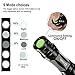 Water Resistant Tactical LED Flashlight - Sipik 700 Lumen Zoomable Outdoor Camping Torch XML T6 Handheld Light Adjustable Focus for Hunting Hiking Travelling Sports