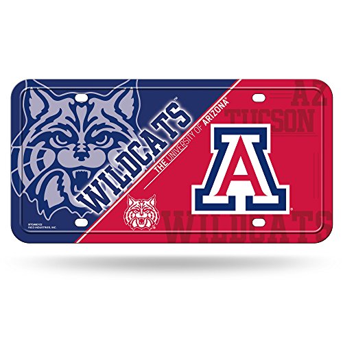 NCAA Arizona Wildcats Metal Auto Tag