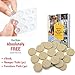 PREMIUM QUALITY- The ONLY Pack of 182 bundle Felt Furniture Feet pads-FREE 50 Non Slip Noise Dampening Bumper Pads Rubber-Self Stick Adhesive for Hardwood laminate Wood floor and other by Fine Clutter