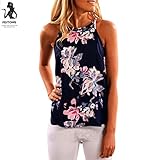 TOPUNDER Women Clothing 2018 Women Sleeveless T Shirt Flower Blouse Printed Tank Top Casual Vest by Topunder