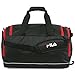 Fila Cypress Small Sport Duffel Bag, Black/Red, One Size