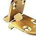 Alise 2 Pcs Sewing Machine Table Folding Flip Top Hinge,Solid Brass Brushed Finish