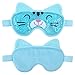 NEWGO Kids Ice Pack Eye Mask Cold Compress Reusable Hot Cold Therapy Gel Eye Mask with Soft Plush Backing