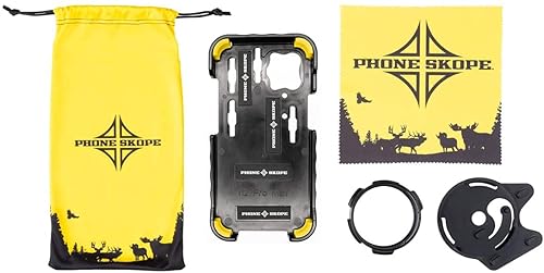 Phone Skope Complete Digiscoping Kit: Compatible with iPhone 12