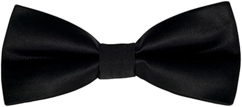 Hind Home Black Satin Bow Tie For Men