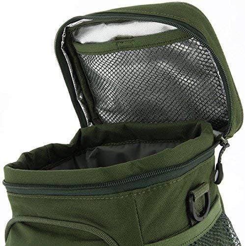 New Carp Fishing Camping XPR Insulated Cooler Bag Twin Zip Detachable Carry Strap, Green, 21.5 x 15 x 22 cm - Image 4