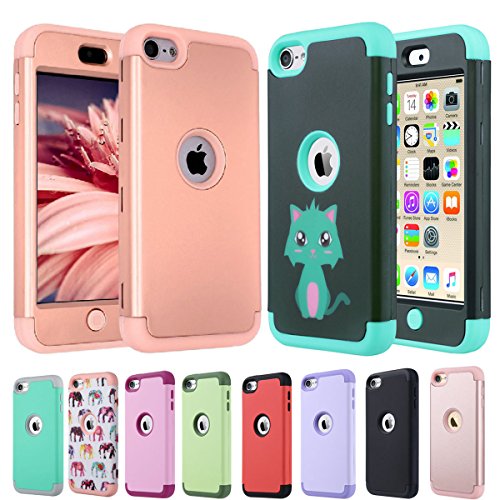 iPod-6-CaseiPod-Touch-6-CaseULAK-3in1-Hybrid-F-Style-Case-for-Apple-iPod-Touch-5-6th-Generation-Hybrid-Protective-Silicon-Cover2015-Released