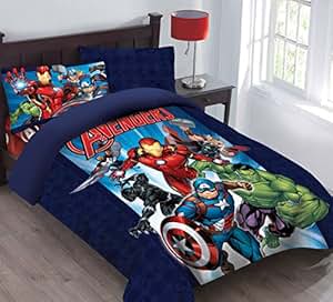 Amazon.com: Marvel Avengers Forever Twin Comforter Set ...