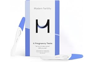Modern Fertility Pregnancy Test | High-Sensitivity at-Home Test is 99% Accurate and Can Be Used 6 Days Before Your Missed Period| Includes 4 Tests