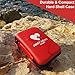 SUMPRI Mini First Aid Kit -Hard Shell Case Camping First Aid Kit -Compact & Lightweight Emergency Medical Supply -Thermal Blanket for Backpacking, Hiking, Travel, Home, Outdoor Or Car -80 Piecesthumb 1