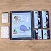 Wowelife Blue Crib Bedding Sets Sea Octopus and Whale Baby Crib Sets 7 Piece(Blue-7 Piece)