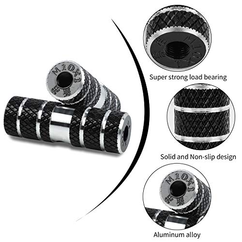 WESTGIRL Bicycle Pegs, Alloy Mountain Bike Pedals, BMX Freestyler Axle Bike Stunt Pegs Foot Stands 1 Pair