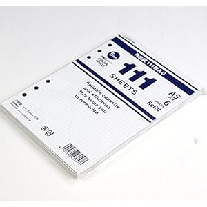 Reimeifujii system notebook refill economical notebook grid ruled A5 DAR4010W