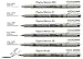 Sakura Pigma Micron Drawing Pen Set, Archival Ink Black fineliner Manga Pen, Assorted nibs Sizes fine Point (005, 01, 03, 05, 08, Brush tip) (Drawing Set)