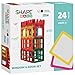 Shapemags 24 Piece Set Magnet Building Tiles Magnetic Blocks - Windows and Doors Accessories Building Kit, Award Winning STEM Toy, Educational 3D Construction Blocks Set