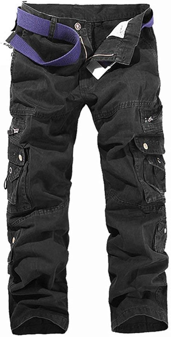 Saoye Fashion Men Trousers Cargo Pants Long Cargo Pants Field Trousers
