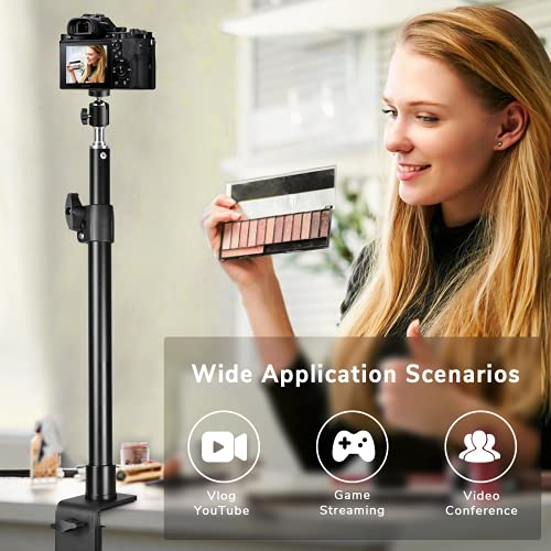 Lemong Camera Desk Mount Stand for Keylight, DSLR Desk Mount Light