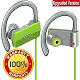 Bluetooth Headphones SiFree Wireless In Ear Earbuds Sports Sweatproof Earphones HD Stereo Noise Cancelling Headset with Built-in Mic (V4.1, Secure Ear Hooks Design, 7 Hours Play Time)