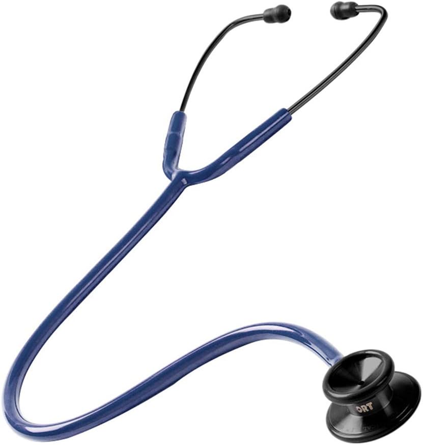 Stethoscope, Single Tube Double-Sided Medical Professional, Audible Fetal Heart Rate Instrument,Blackandblue