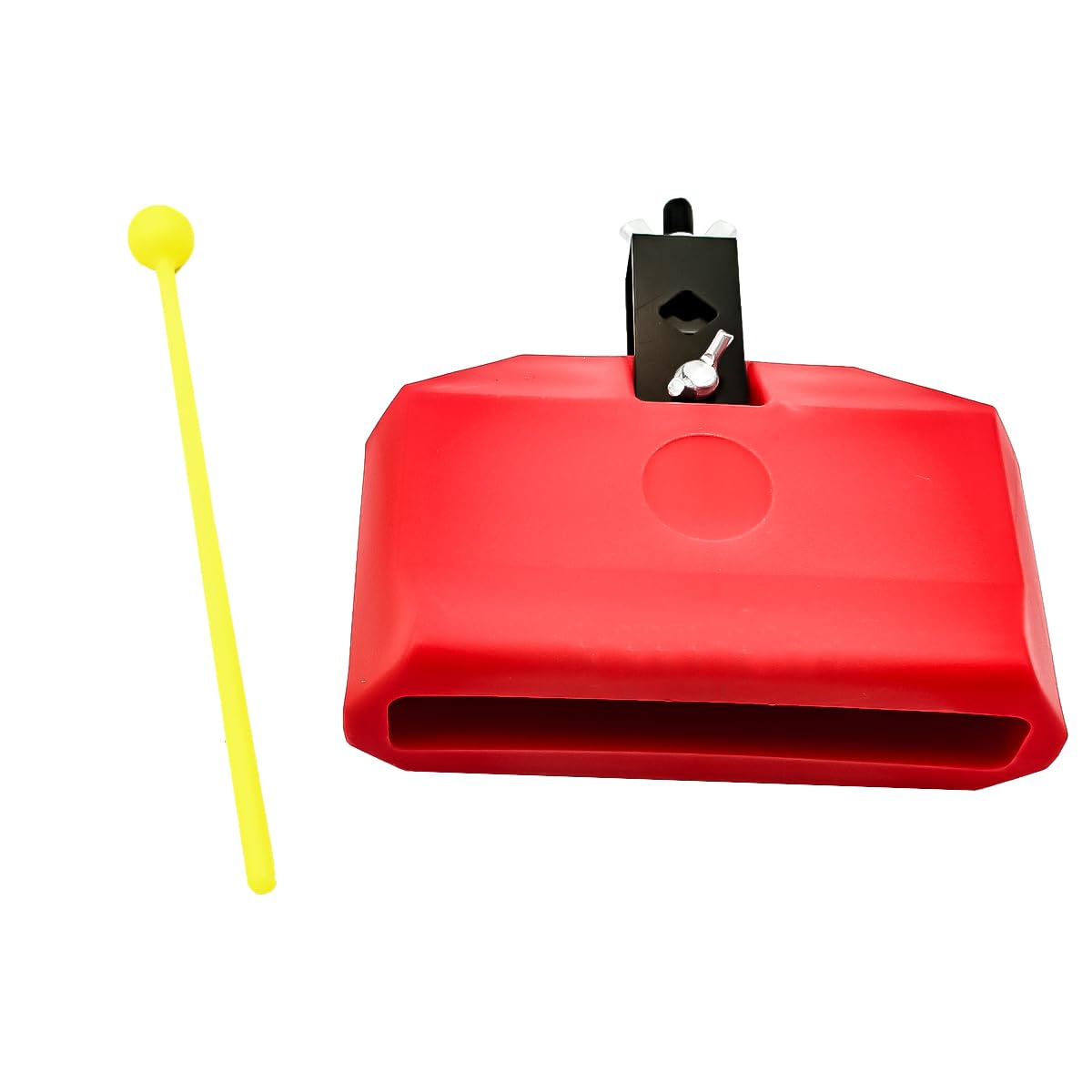 Hsthe Sea Block Musical Percussion Instrument Drum Jam Block with Adjustable Mount Bracket Plastic Latin Drum Instrument for Latin Drum