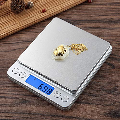 Poit Digital Kitchen Scale Food Scale Pocket Scale Jewelry Gram Scale, 500g Capacity, 0.01g/0.001oz Resolution…
