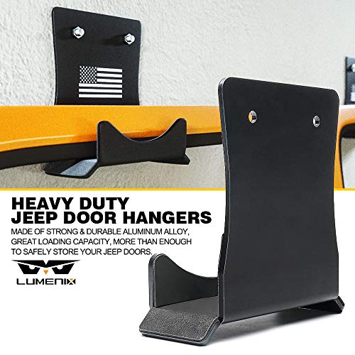 Lumenix Heavy Duty Door Hanger Bracket, WallMounted Removable Window