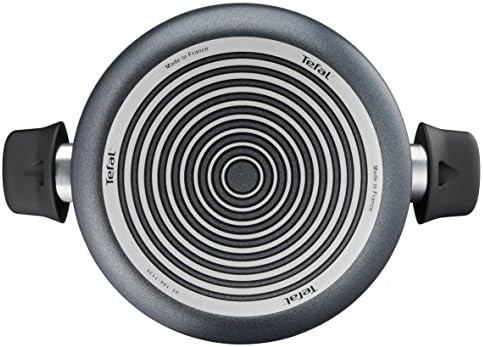 Tefal C3674602 Elégance Faitout + Couvercle, Aluminium, Noir, 24 cm