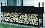 Woodhaven 8ft. Firewood Rack Outdoor w/ Full Cover