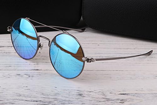 Hip-hop prince mirror lovers the style revive old customs the sunglasses the sun mirror circular tide the big frame glasses of person men and women