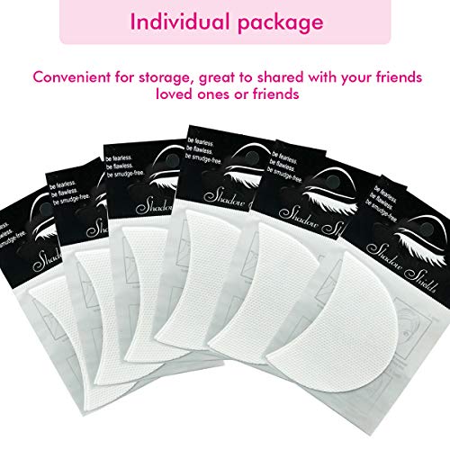 image for TailaiMei 60 Pcs Professional Eyeshadow Shields for Eye Makeup, Lint F