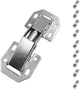 Haodou - Bisagras de Puerta con bisagras de Metal para Armario