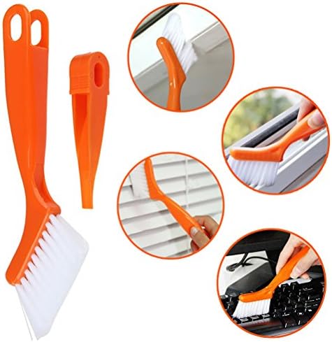 Glass Window Track Corner Cleaners Brush, Cleaning Tools Door Window Track Kitchen Cleaning Brushes by Bagvhandbagro