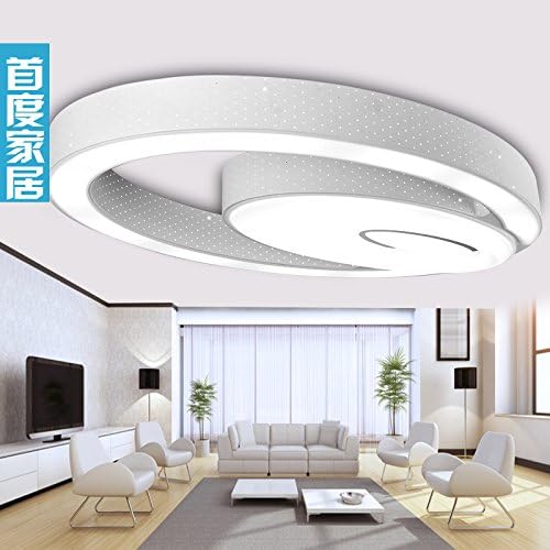 BGmdjcf The Living Room Personality Led Bedroom Ceiling Light Boxed Motherboard In A Material With Remote Control Small Bedroom Nordic Dimming Color Palette Creative , Night Light Switch Small 66Cm30W