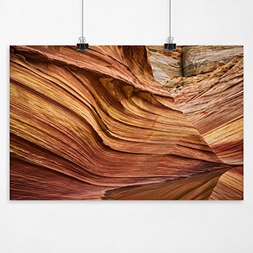 Surfs Up - Striped Rock Formations in the Desert The Wave Arizona Utah Fine Art Landscape Photography Print