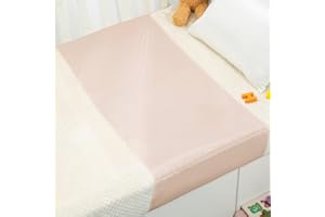 PROMEED 100% Natural Mulberry Silk Crib Sleeve,Premium 23 Momme Natural Silk Bassinet Slip for Baby Hair Loss Prevention Bass