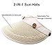 Women's Wide Brim Floppy Caps Packable Straw Sun Hat Summer UV Protection Hats with Chin Strap for Women Beach Glof Beige White