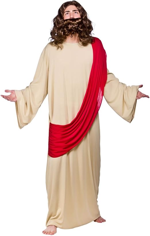 Mens Jesus Costume for Christ Christmas Holy Son Religion Nativity