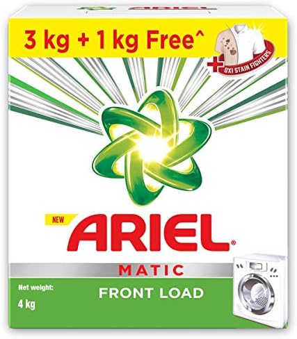 Ariel Matic Front Load Detergent Washing Powder 3 KG + 1 KG