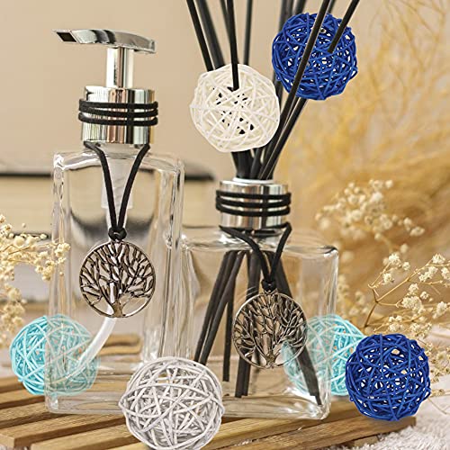 DomeStar Rattan Balls, 16PCS 2.8 Inches Wicker Balls Decorative Balls Natural Decorative Wicker Rattan Balls Orbs Vase Fillers