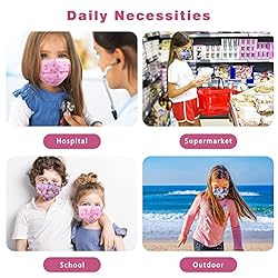 IGINOA Kids Face Mask 3 Ply Layer Safty Breathable