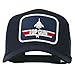Navy Top Gun Military Patched Mesh Cap - Navy OSFM